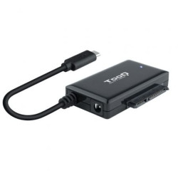 Adaptador para Discos Duros 2.5"/3.5" TooQ TQHDA-02C/ USB Tipo-C Macho - SATA - TQHDA-02C