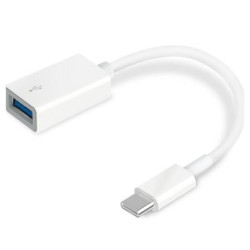 Cable USB 2.0 TP-Link UC400/ USB Tipo-C Macho - USB Hembra/ 10cm/ Blanco - UC400