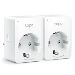 Enchufe WiFi Inteligente TP-Link Tapo P100/ Pack 2 - TAPO P100(2-PACK)