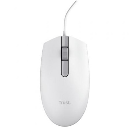 Ratón Trust TM-101/ 1200 DPI/ Blanco - 25320