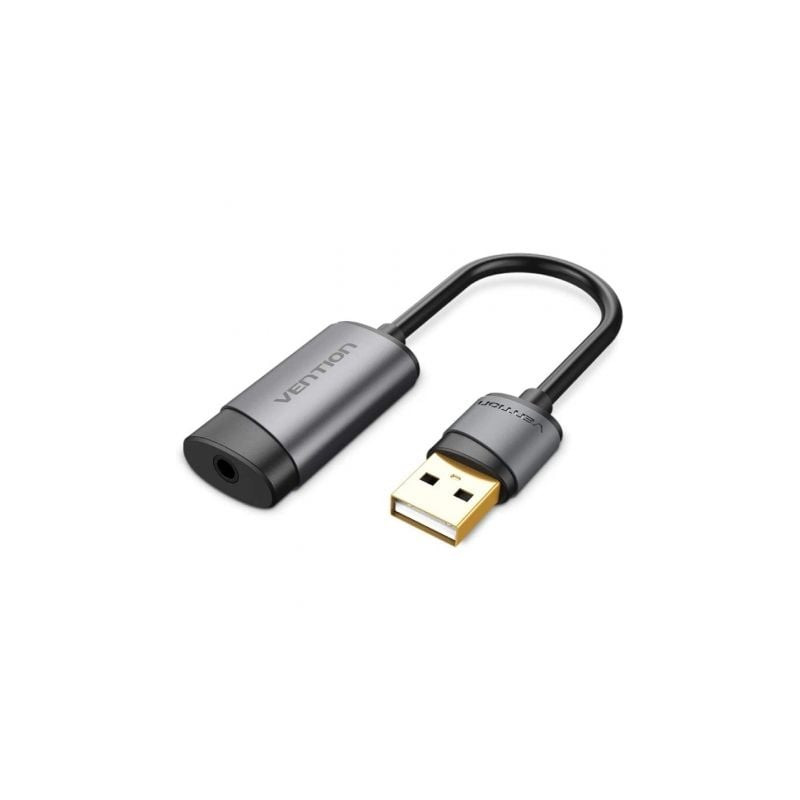 Tarjeta de Sonido Vention CDJHB/ USB Macho - Jack 3.5 Hembra - CDJHB