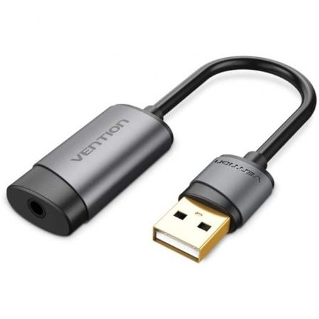 Tarjeta de Sonido Vention CDJHB/ USB Macho - Jack 3.5 Hembra - CDJHB