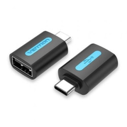Adaptador USB 2.0 Vention CDTB0/ USB Tipo-C Macho - USB Hembra - CDTB0
