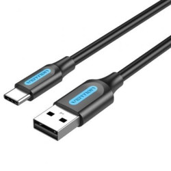 Cable USB 2.0 Tipo-C Vention COKBC/ USB Macho - USB Tipo-C Macho/ 480Mbps/ 25cm/ Gris - COKBC