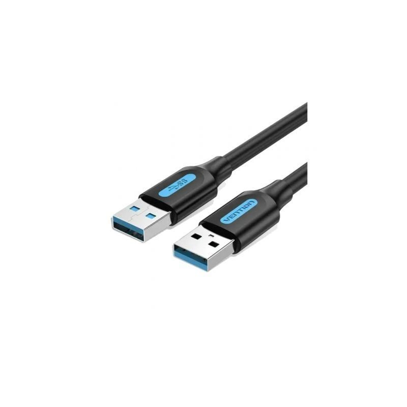 Cable USB 3.0 Vention CONBI/ USB Macho - USB Macho/ 5Gbps/ 3m/ Negro - CONBI