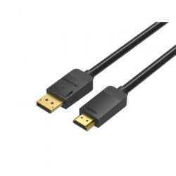 Cable Conversor Vention HADBG/ Displayport Macho - HDMI Macho/ 1.5m/ Negro - HADBG