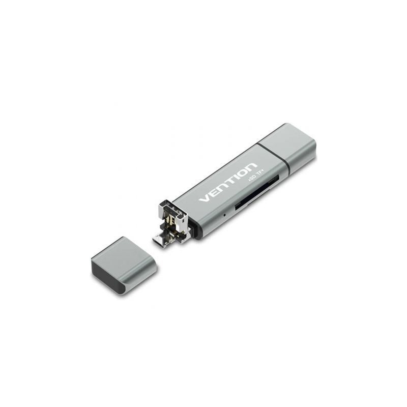 Lector de Tarjetas Externo Vention CCJH0/ USB 2.0 - CCJH0