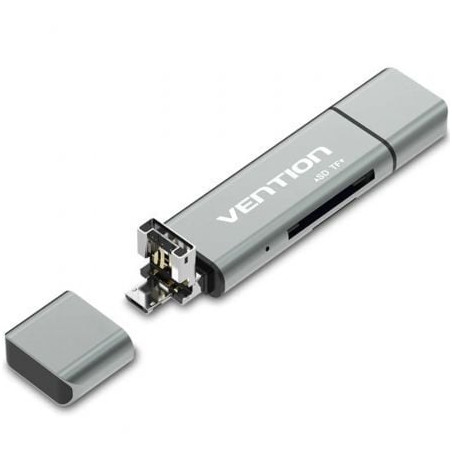 Lector de Tarjetas Externo Vention CCJH0/ USB 2.0 - CCJH0