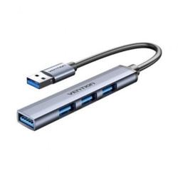 Hub USB 3.0 Vention CKOHB/ 4xUSB/ Gris - CKOHB