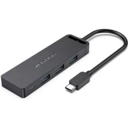 Hub USB Tipo-C Vention TGTBB/ 3xUSB/ 1xUSB Tipo-C/ 1x MicroUSB PD - TGTBB