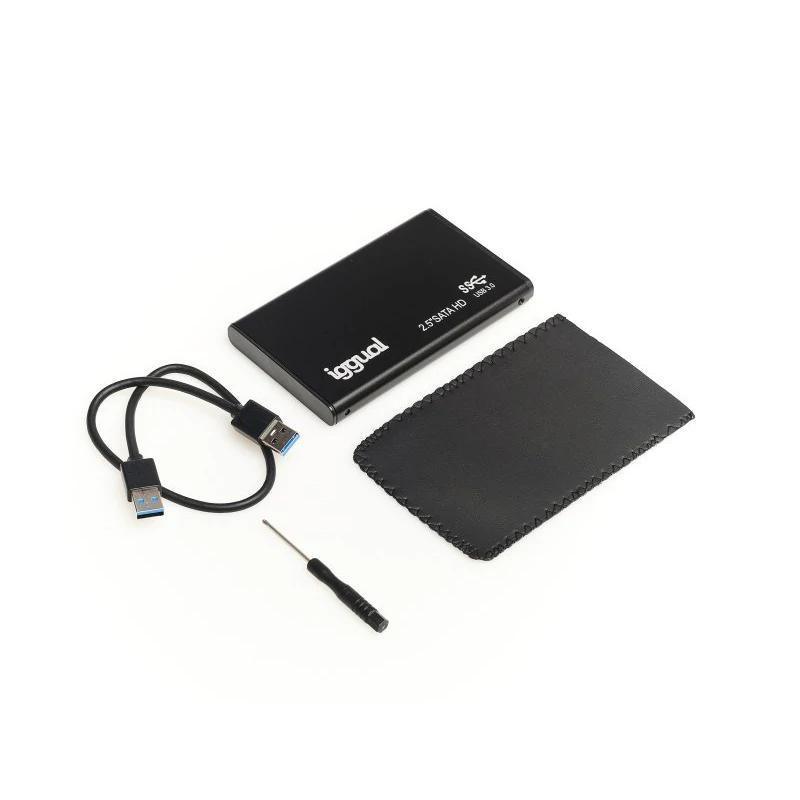 iggual Caja externa aluminio SSD 2.5" SATA USB 3.0 - AAACET0250