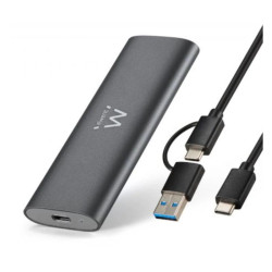 EWENT Carcasa USB 3.2 Gen 2 M.2 NVMe & SATA PCIe - AAACET0289
