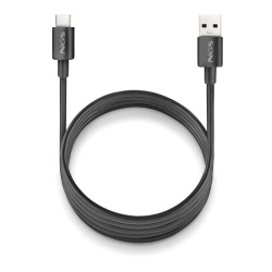 NGS CABLE CARGA RAPIDA USB-A A USB-C 1M NEGRO - AAOAAC0210