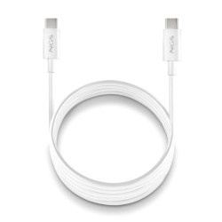 NGS CABLE CARGA RAPIDA USB-C A USB-C 1M BLANCO - AAOAAC0211