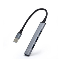 EWENT Hub Slim Usb 4 puertos - AAOAUS0213