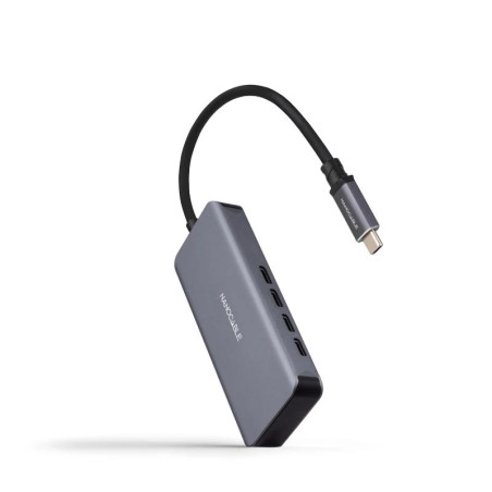 Nanocable HUB USB-C/M a 3xUSB-C/H ALUMINIO 10 cm - AAOAUS0241