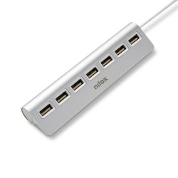 NILOX Hub 7 Puertos Usb 2.0 - AAOAUS0243