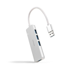 Nanocable Hub USB 3.0 4 x USB 3.0 10cm. Gris - AAOAUS0253