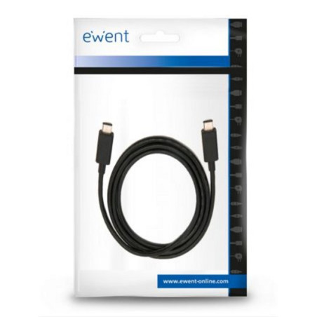 Ewent Cable USB-C Carga Rápida 60W 10Gbps,4K 1m - AATCAT0312