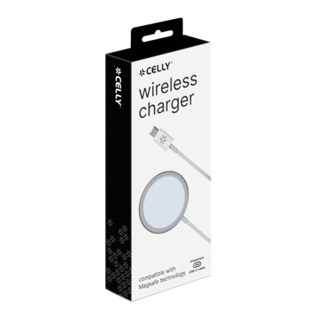 Celly Cargador MAGSAFE 15w Blanco - AATCAT0442