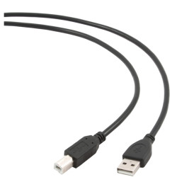 Gembird Cable USB 2.0 Tipo A/M-B/M 1.8 Mts Negro - AIEACI0073
