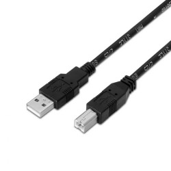 Aisens Cable USB 2.0 tipo A/M-B/M 1.8m - AIEACI0095