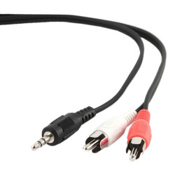 Gembird Cable Audio 3.5mm(M) a 2 RCA(M) 2.5 Mts - AISCCI0397