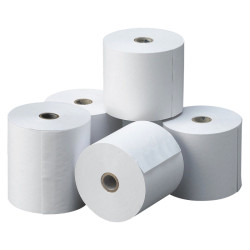 Rollo Papel Térmico 80X80X12 MM Pack 6 Uds sin BPA - CCIPAP0085