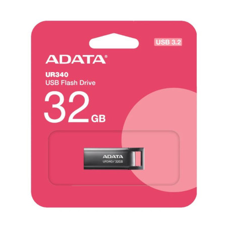 ADATA Lapiz USB UR340 32GB USB 3.2 Metal Black - FAELAP0732