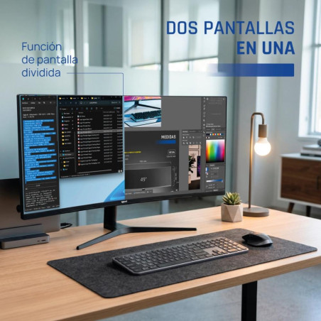 iggual Monitor 34" UWQHD 1ms 2DP 2HDMI MM AA Curvo - FMOMLE0912