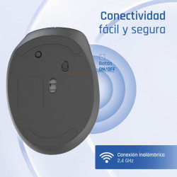 iggual Ratón inalámbrico ERGO-SILENT-6D 1600DPI - FTRRIN0562