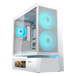 Cougar Caja Semitorre CFV235 Mesh Vision White - ICACSM0888
