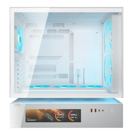 Cougar Caja Semitorre CFV235 Mesh Vision White - ICACSM0888