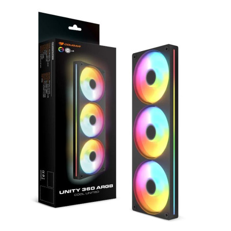 Cougar Ventilador UNITY360-FB Argb 12cm Black - IMIVEN0576