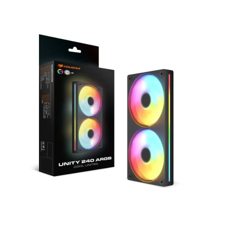 Cougar Ventilador UNITY240-FB Argb 12cm Black - IMIVEN0577