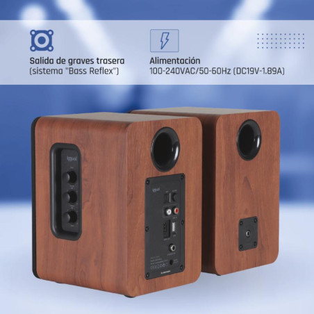 iggual Altavoces 2.0 50W Bluetooth 5.3 Home Studio - MAUA200236