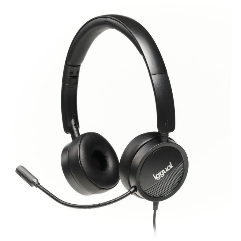 iggual Auriculares con micro Dual Tech USB/3,5 mm - MAUAMI0866