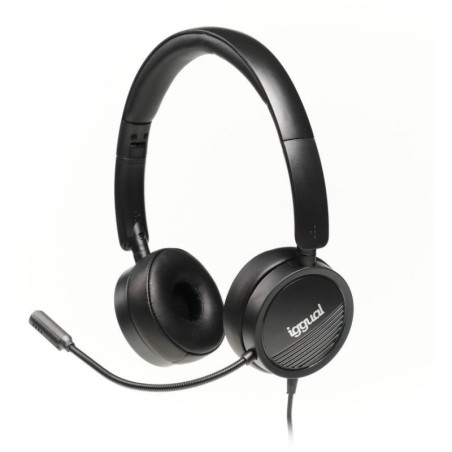 iggual Auriculares con micro Dual Tech USB/3,5 mm - MAUAMI0866