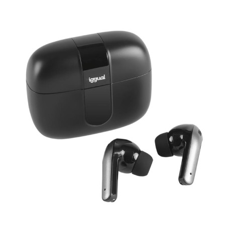 iggual Auriculares inalámbricos TWS Bluetooth negr - MAUAMI1141