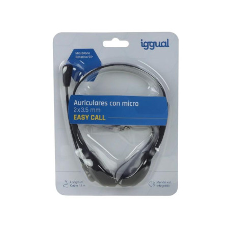 iggual Auriculares con micro 2 x 3.5 mm EASY CALL - MAUAMI1151