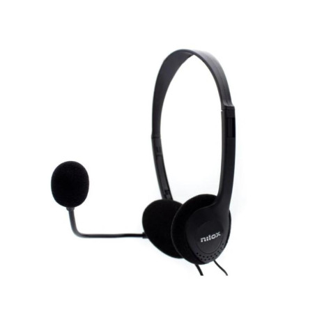 Nilox Auriculares NXCM0000004 Doble Jack Negro - MAUAMI1172