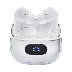 Intenso | Buds Plus Auriculares TWS ANC+ENC| Blanc - MAUAMI1219