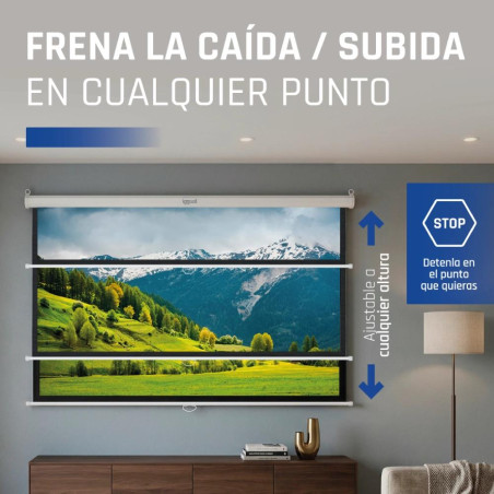 iggual Pantalla manual 1:1 112" 200x200 cm - MPRPAY0045