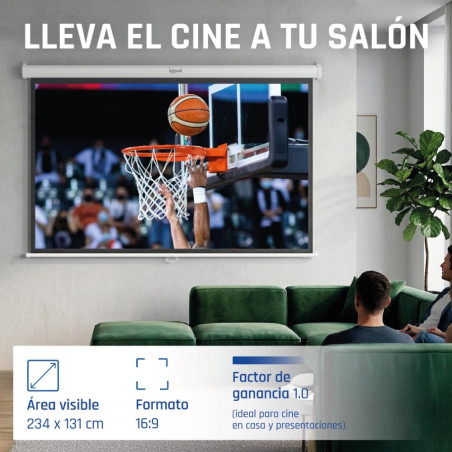 iggual Pantalla manual 16:9 106" 234x131 cm - MPRPAY0072