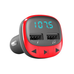 Energy sistem Car Transmitter FM Red (microSD,MP3) - MREMMP0347