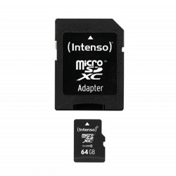 Intenso 3413490 Micro SD clase 10 64GB c/adapt - MTMSDM0107