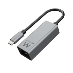EWENT ADAPTADOR DE RED GIGABIT USB-C ALUMINIO - NADACA0244