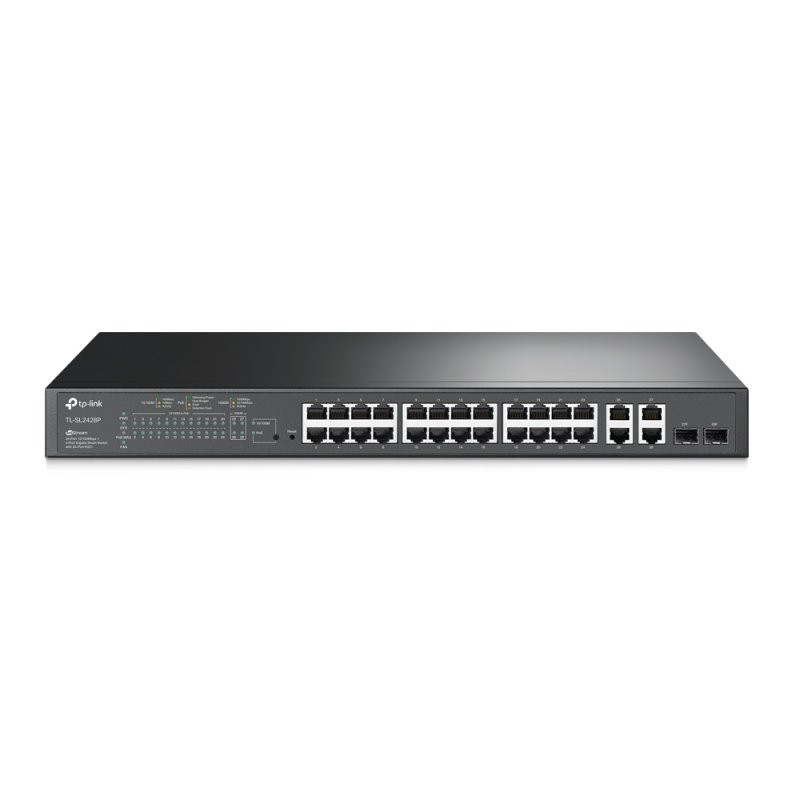 TP-Link SL2428P Switch 24x10/100Mbps PoE+ 4xGb - NSWSAR0271