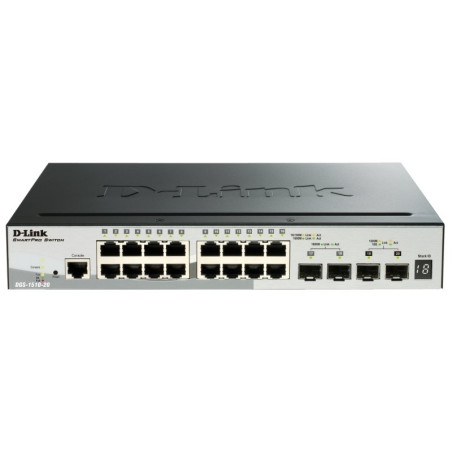 D-Link DGS-1510-20/E Switch L2 16xGb 2xSFP+ 2x10Gb - NSWSAR0324
