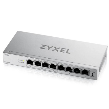 ZyXEL GS1200-8HPv3 Switch 8xGb (4xPoE+) 68W - NSWSSO0405